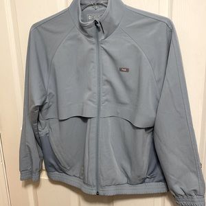 Women’s Dusky Blue Sydney Figs Scrub Jacket~L